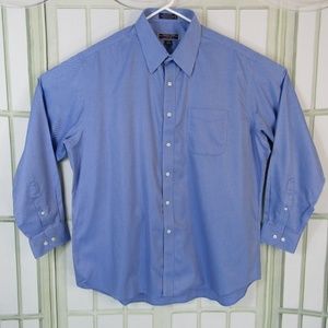 Roberto Villini blue dress shirt size 17.5/34-35